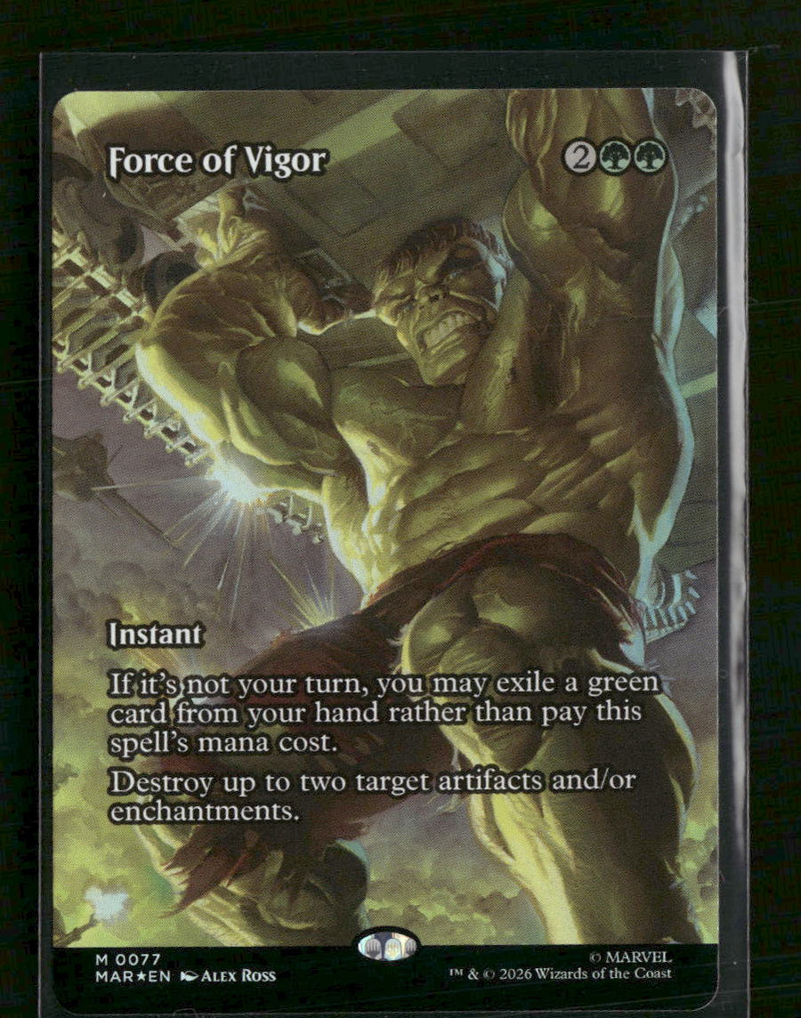 Marvel Universe Eternal-Legal Force of Vigor (Borderless) Foil #77