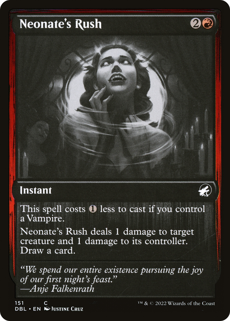 Neonate's Rush (DBL-151) - Innistrad: Double Feature Foil