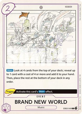 BRAND NEW WORLD (EB02-040) - Extra Booster: Anime 25th Collection Foil
