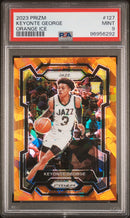 2023 Panini Prizm Orange Ice Keyonte George 9 PSA #127