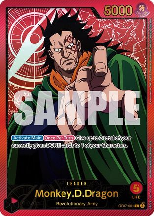 Monkey.D.Dragon (SPR) (OP07-001) - Extra Booster: Anime 25th Collection Foil