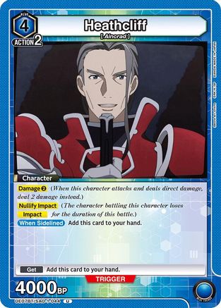 Heathcliff (UE07BT/SAO-1-044) - UE07BT Sword Art Online