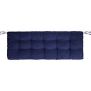 Bench Seat Cushion For Indoor Outdoor Furniture Non Slip Long Chair Cushion with Ties Strap  Swing Cushion 51.18x19.68IN For Garden Patio Balcony Entr