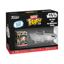 PREORDER (Estimated Arrival Q4 2024) Bitty POP Ride: Star Wars Han Solo and The Millennium Falcon Funko Bitty Pop! Ride