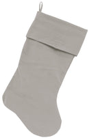 Velvet Christmas Stocking Blank, Plain (Available in 14 colors!)