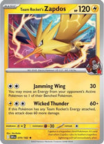 Team Rocket's Zapdos 070 - SV10 Destined Rivals Holofoil