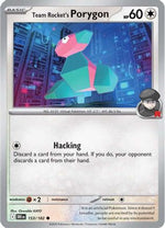 Team Rocket's Porygon 153 - SV10 Destined Rivals Reverse Holofoil