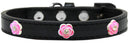 Dog, Puppy & Pet Widget Fashion  Collar, "Bright Pink Roses"