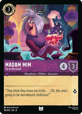 Madam Mim - Up to No Good (59/204) - Reign of Jafar Cold Foil