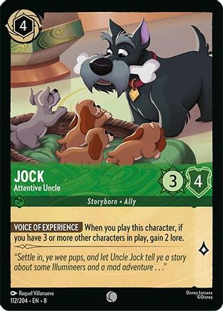 Jock - Attentive Uncle (112/204) - Reign of Jafar Cold Foil