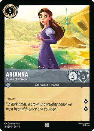 Arianna - Queen of Corona (191/204) - Reign of Jafar Cold Foil