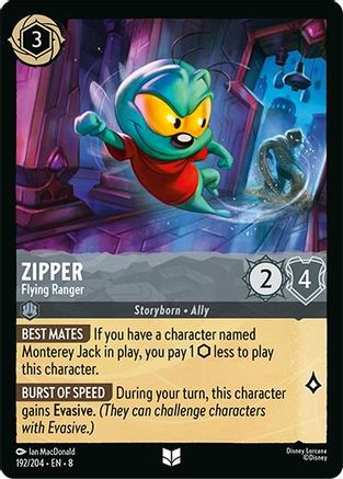 Zipper - Flying Ranger (192/204) - Reign of Jafar