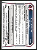 2026 Bowman Chrome Autographs Mojo Refractors Marek Houston Auto #BMA-MH