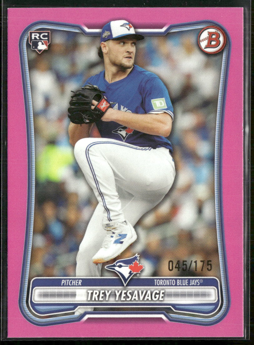 2026 Bowman Pink Trey Yesavage Rookie #/175 #41
