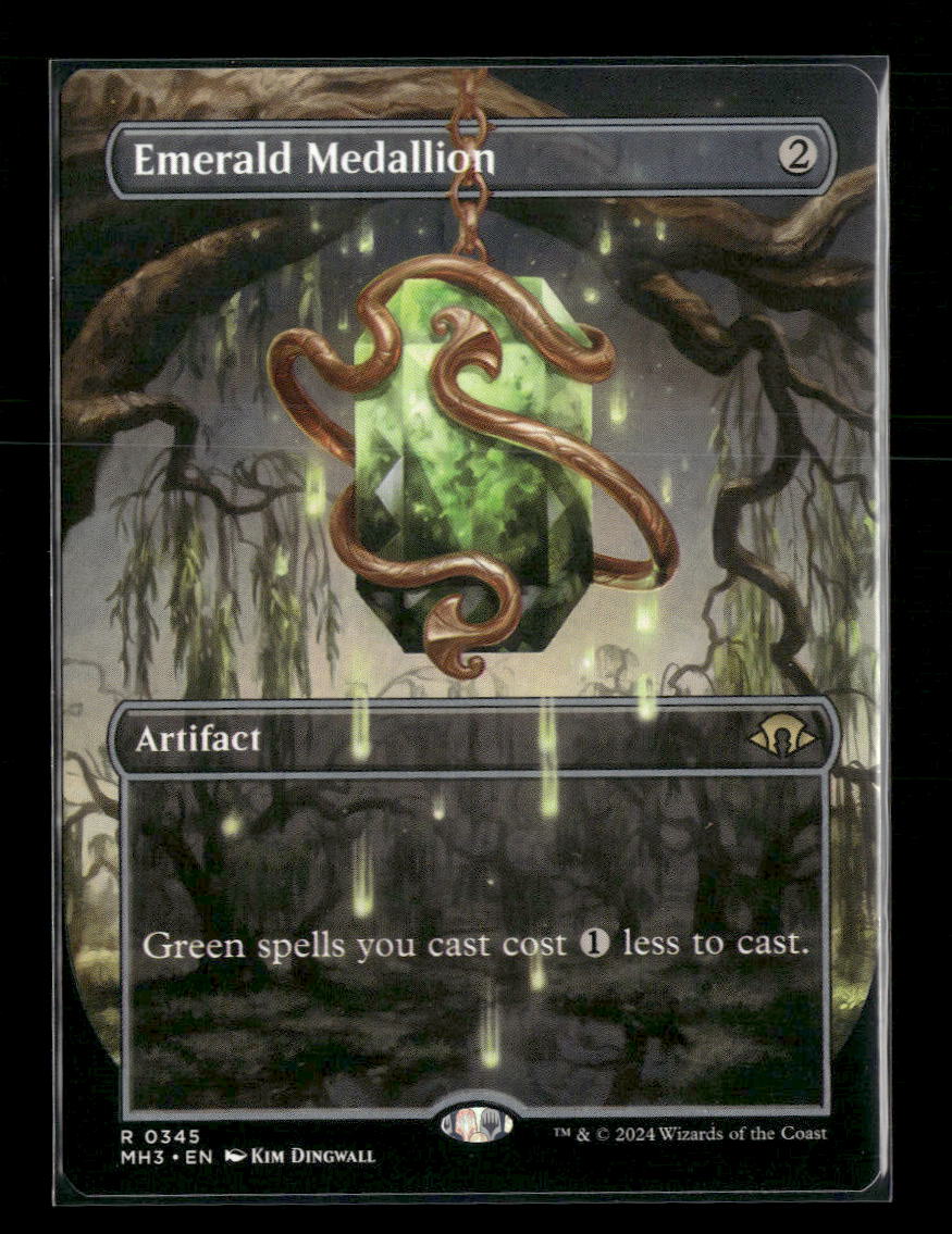 Modern Horizons 3 Emerald Medallion (Borderless) #345