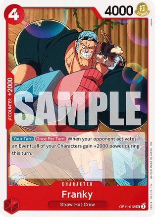 Franky (OP11-012) - A Fist of Divine Speed