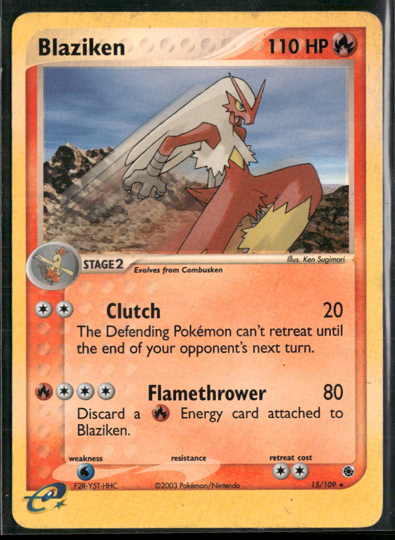 Ruby and Sapphire Blaziken #15/109