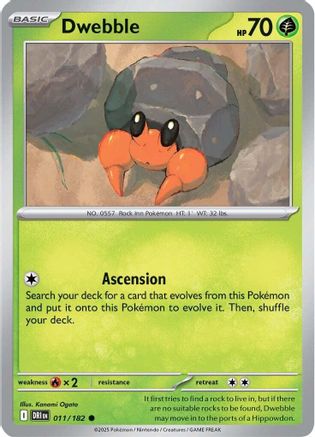 Dwebble 011 - SV10 Destined Rivals