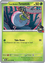 Team Rocket's Tarountula 019 - SV10 Destined Rivals