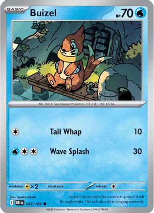 Buizel 057 - SV10 Destined Rivals Reverse Holofoil