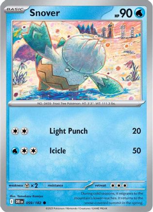 Snover 059 - SV10 Destined Rivals Reverse Holofoil