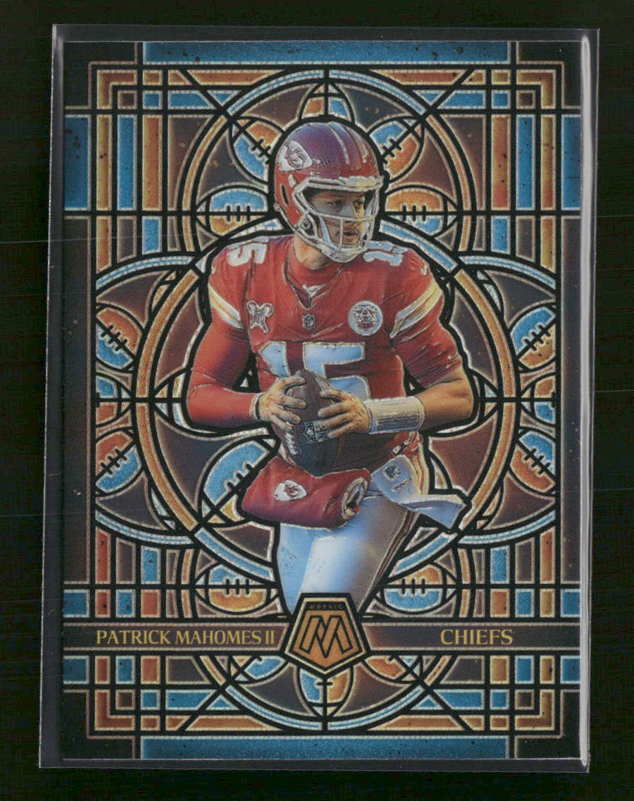 2025 Panini Mosaic Stained Glass Oversized Patrick Mahomes II #13