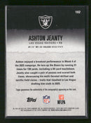 2025 Topps Signature Class Autographs Ashton Jeanty Rookie Auto #102