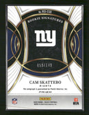 2025 Panini Select Rookie Signatures Blue Prizm Cam Skattebo #/149 Auto #RSI-CSO