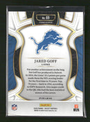 2025 Panini Select Zebra Prizm Jared Goff #69