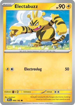 Electabuzz 068 - SV10 Destined Rivals Reverse Holofoil