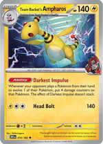 Team Rocket's Ampharos 074 - SV10 Destined Rivals