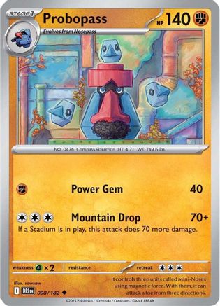 Probopass 098 - SV10 Destined Rivals Reverse Holofoil