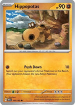 Hippopotas 105 - SV10 Destined Rivals - Reverse Holofoil