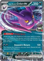 Team Rocket's Crobat ex 122/182 - SV10 Destined Rivals Holofoil
