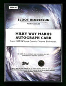 2023-24 Topps Chrome Cosmic Milky Way Gold Interstellar /50 Scoot Henderson Auto