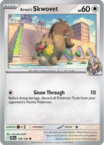 Arven's Skwovet 158 - SV10 Destined Rivals Reverse Holofoil