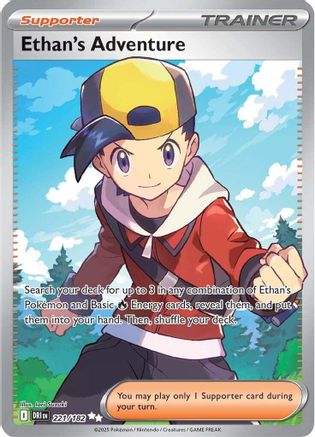 Ethan's Adventure 221/182 - SV10 Destined Rivals Holofoil