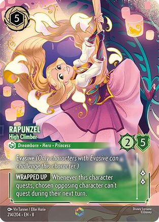 Rapunzel - High Climber (Enchanted) (214/204) - Reign of Jafar Holofoil