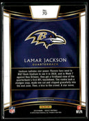 2018 Panini Select Lamar Jackson Rookie #70