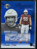 2024 Panini Prestige XP AU Premium Blue Braden Fiske Rookie #/99 Auto #326