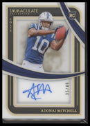 2025 Panini Immaculate Collection Rookie Signatures Adonai Mitchell /49