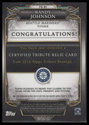 2016 Topps Tribute Tribute Relics Green /99 Randy Johnson #TR-RJ