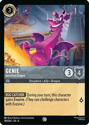 Genie - Satisfied Dragon (189/204) - Reign of Jafar