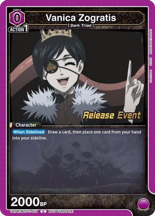 Vanica Zogratis (017) (UEPR/BCV-1-017) - UE08BT Black Clover Release Event Cards