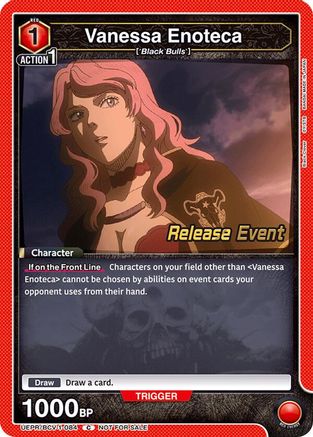 Vanessa Enoteca (084) (UEPR/BCV-1-084) - UE08BT Black Clover Release Event Cards