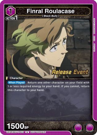 Finral Roulacase (013) (UEPR/BCV-1-013) - UE08BT Black Clover Release Event Cards