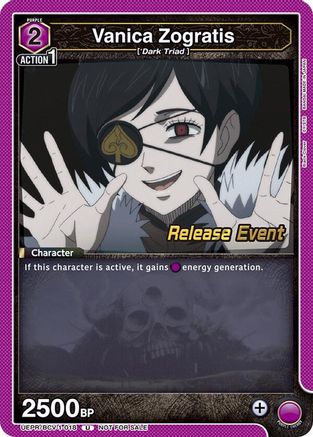 Vanica Zogratis (018) (UEPR/BCV-1-018) - UE08BT Black Clover Release Event Cards