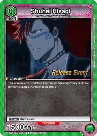 Shuhei Hisagi (UEPR/BLC-2-068) - UEX01BT BLEACH ThousandYear Blood War Vol2 Release Event Cards