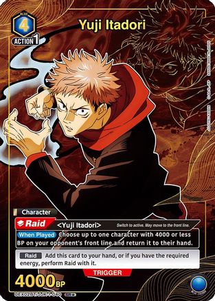 Yuji Itadori (1-040) (SR*) (UEX02BT/JJK-1-040) - UEX02BT Jujutsu Kaisen Vol2 Foil