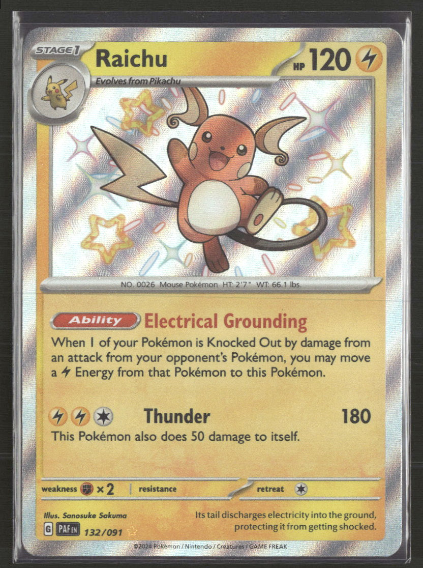 SV: Paldean Fates Raichu #132/091